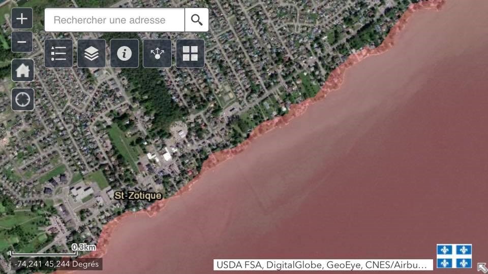 Cartographie erronée à Saint-Zotique ?