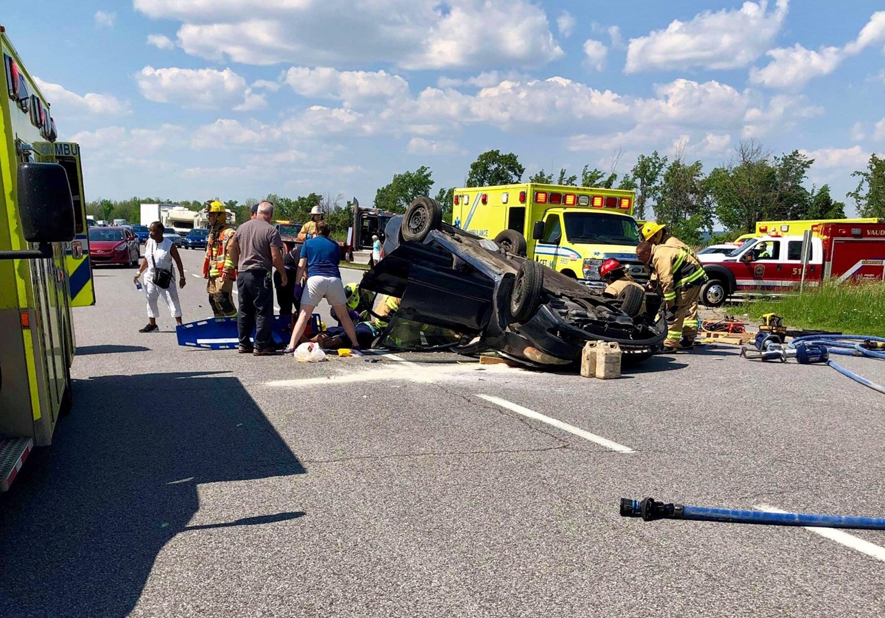 Réouverture de l'autoroute 40 à Vaudreuil-Dorion