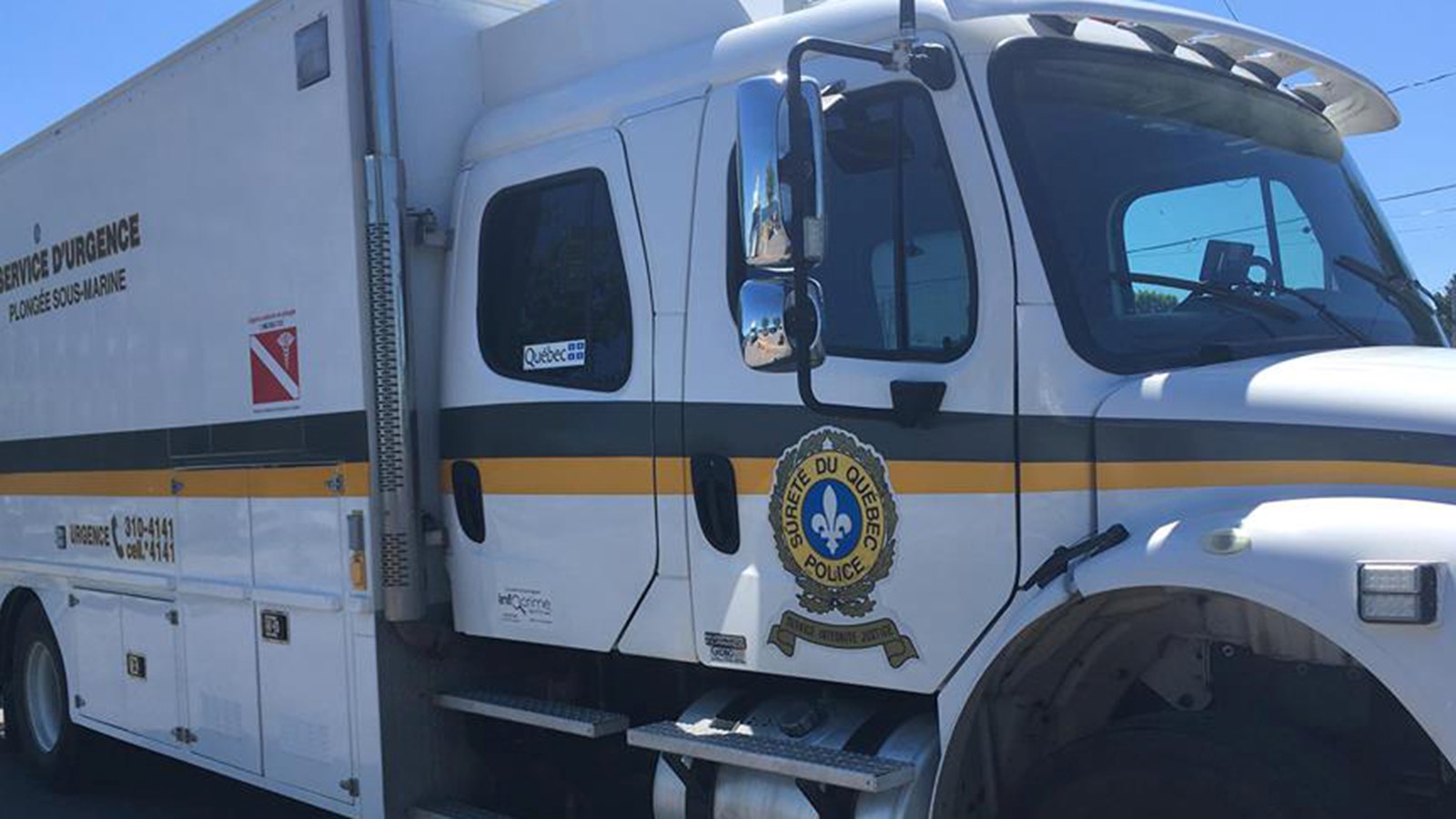 Les plongeurs de la Sûreté du Québec tenteront de localiser la dépouille du jeune homme de 19 ans dans le Lac Carrière.