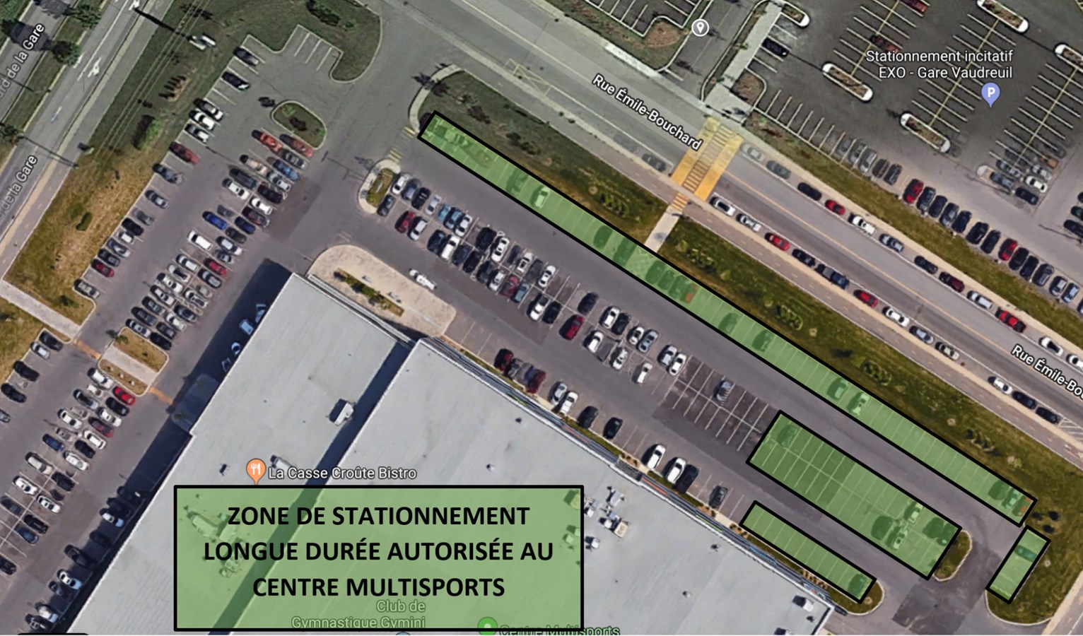 De nouveaux espaces de stationnement sont disponibles près de la gare de Vaudreuil