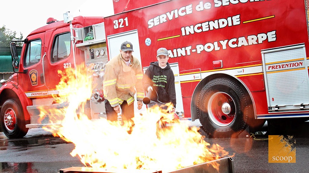 Les pompiers de Saint-Polycarpe ouvrent les portes de leur caserne