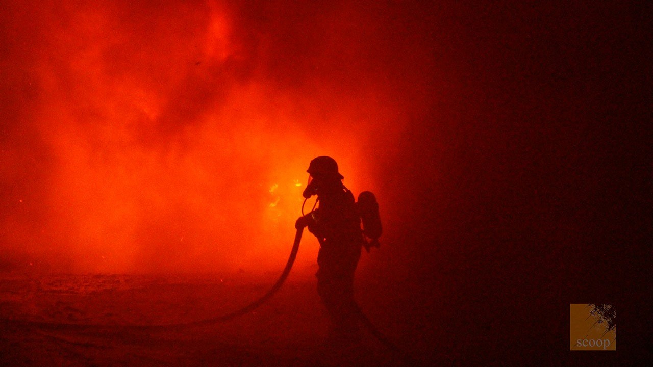 Un violent incendie détruit une écurie de Rigaud