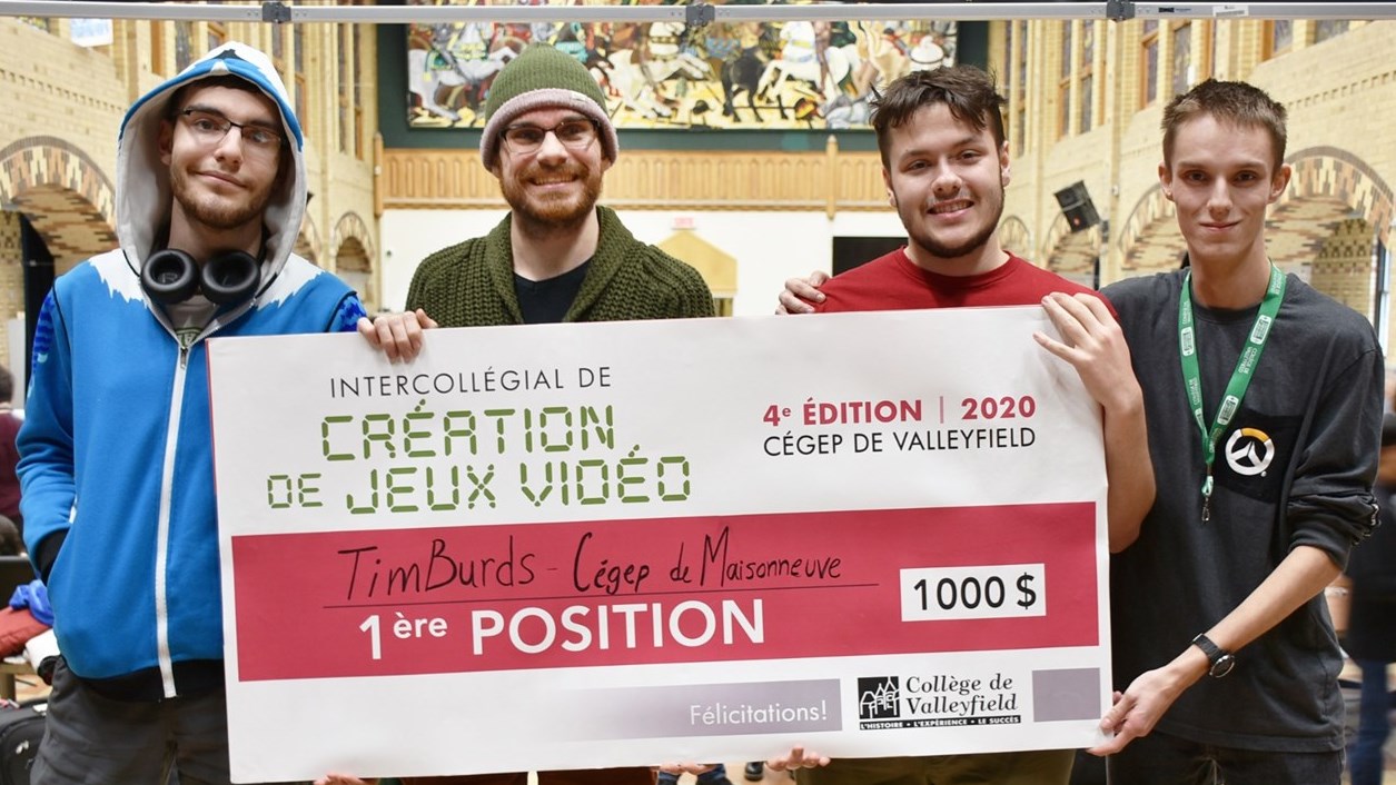 C’est l’équipe TimBurds du Collège de Maisonneuve qui a raflé les honneurs de cette 4e édition avec une bourse de 1 000$.