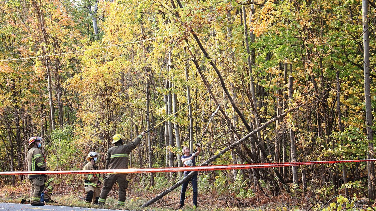 Le vent force l’intervention des pompiers de trois municipalités de Vaudreuil-Soulanges