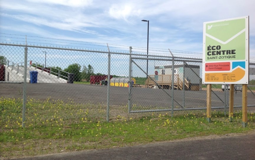 Malgré les travaux, l’écocentre situé à Saint-Zotique demeure ouvert
