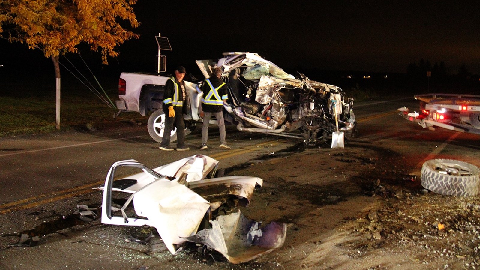 Une violente collision scinde Saint-Clet en deux