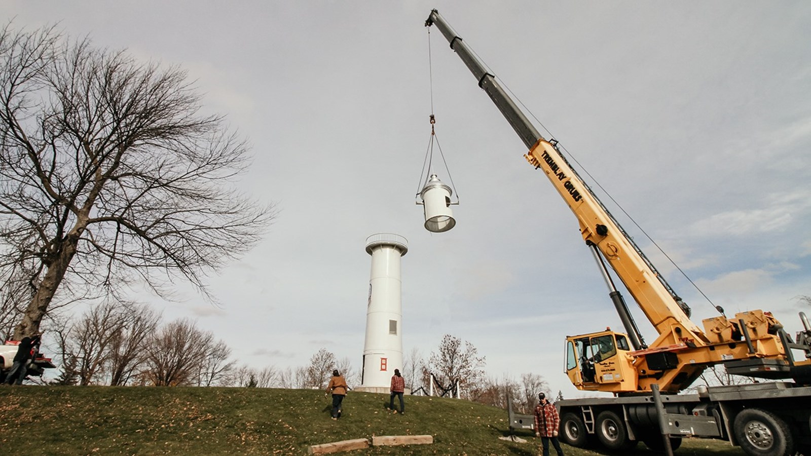 Métamorphose beauté pour le phare de Pointe-des-Cascades