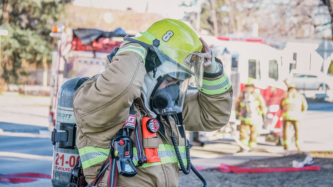 Intervention rapide des pompiers de Saint-Clet