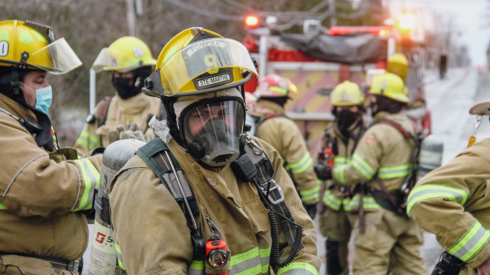Intervention des pompiers de Sainte-Marthe dans une résidence plus que centenaire