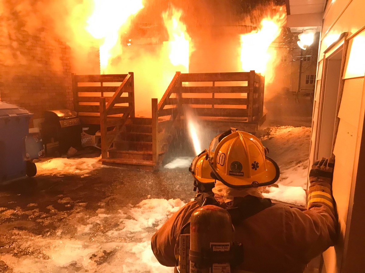 Violent incendie à Sainte-Marthe