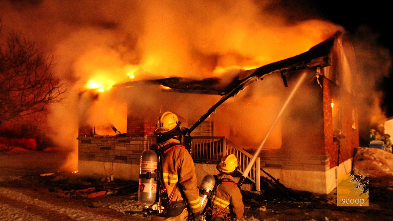 Violent incendie à Sainte-Marthe