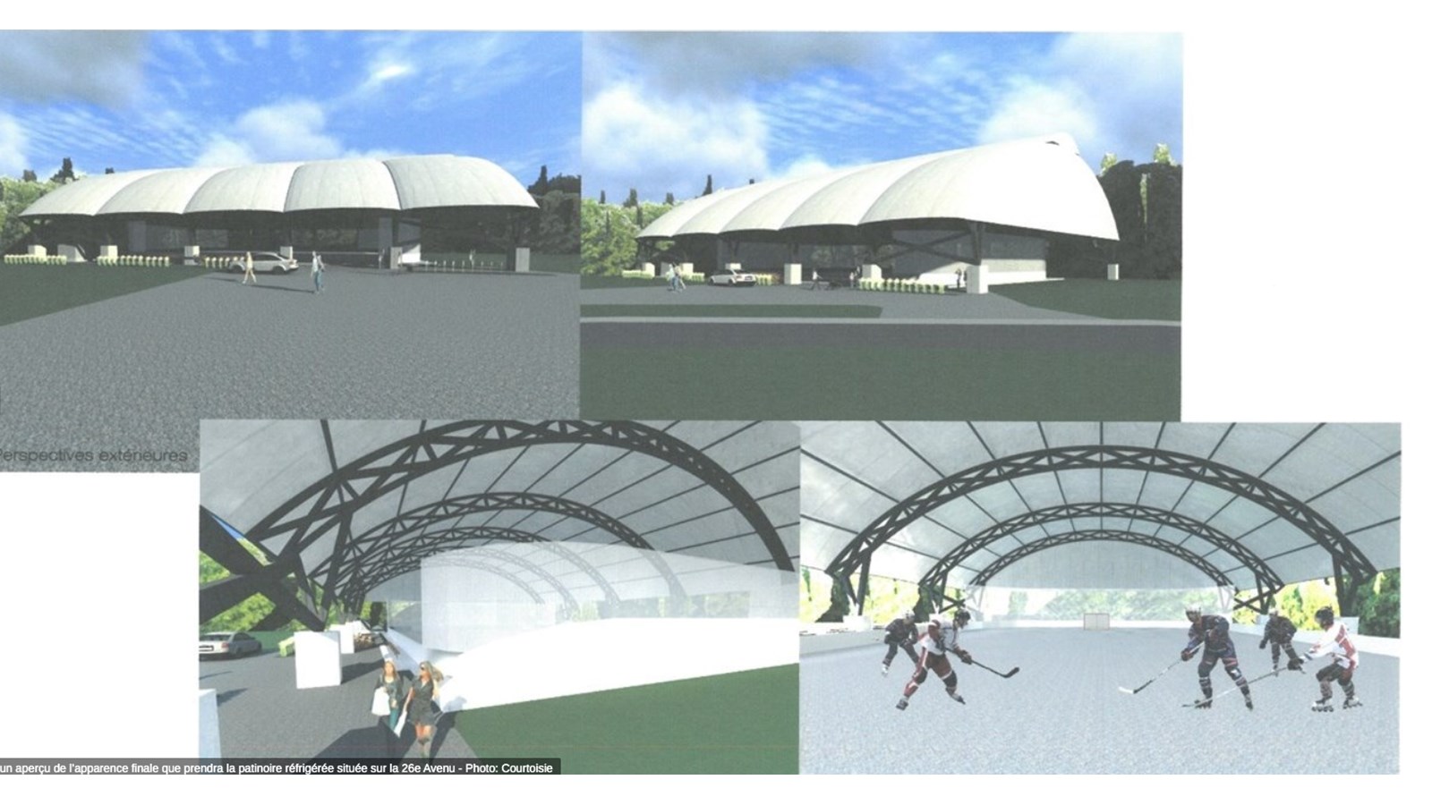 Un toit pour la patinoire réfrigérée de Saint-Zotique en octobre prochain