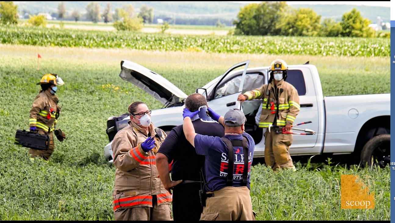 Collision avec un chevreuil: un blessé à Sainte-Marthe 