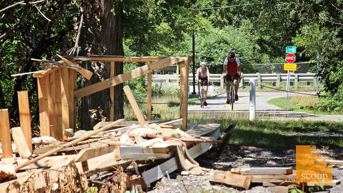 Un site de camping laissé à l’abandon à Coteau-du-Lac