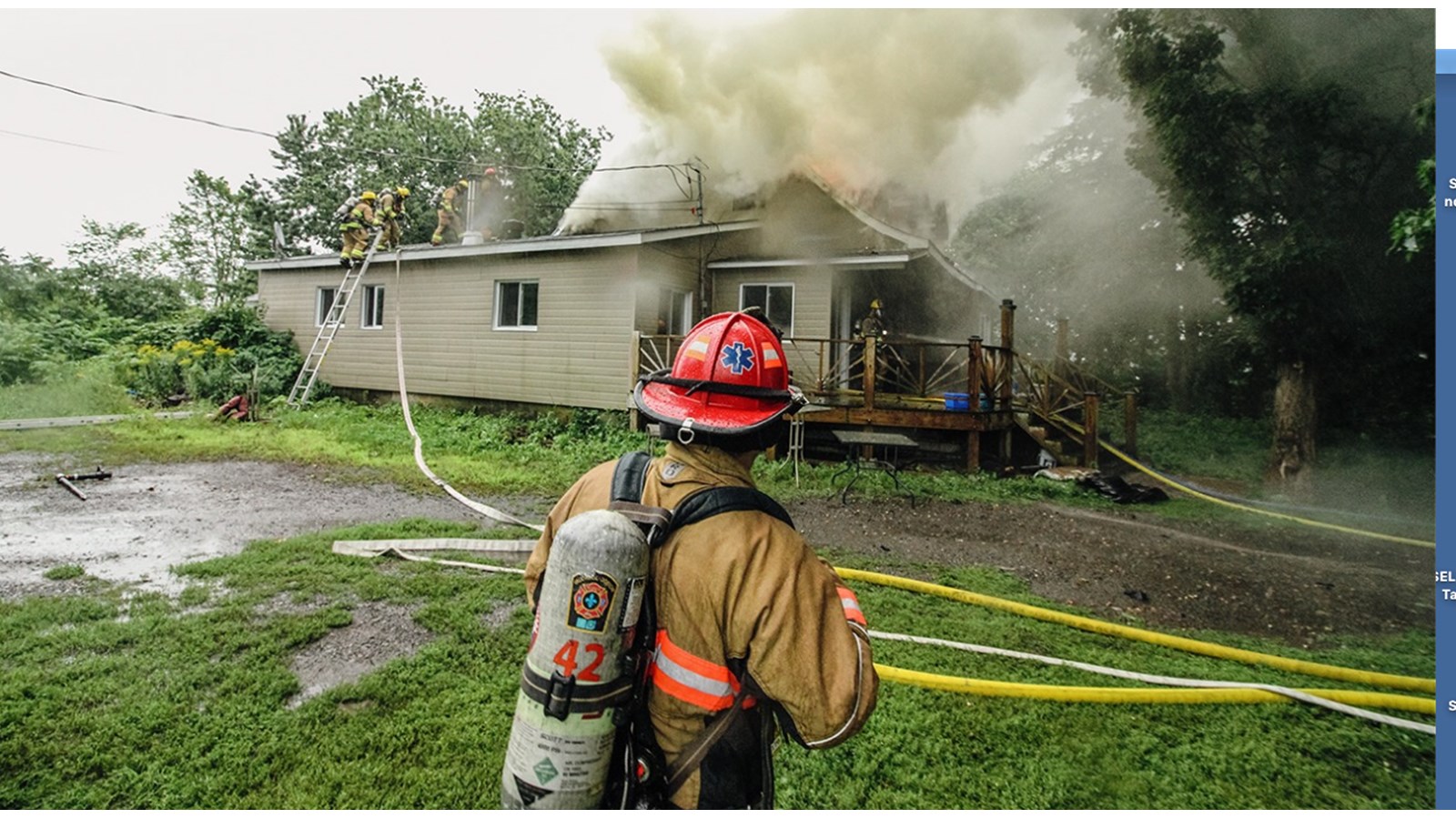 Un incendie cause de lourds dommages à une résidence de Vaudreuil-Dorion