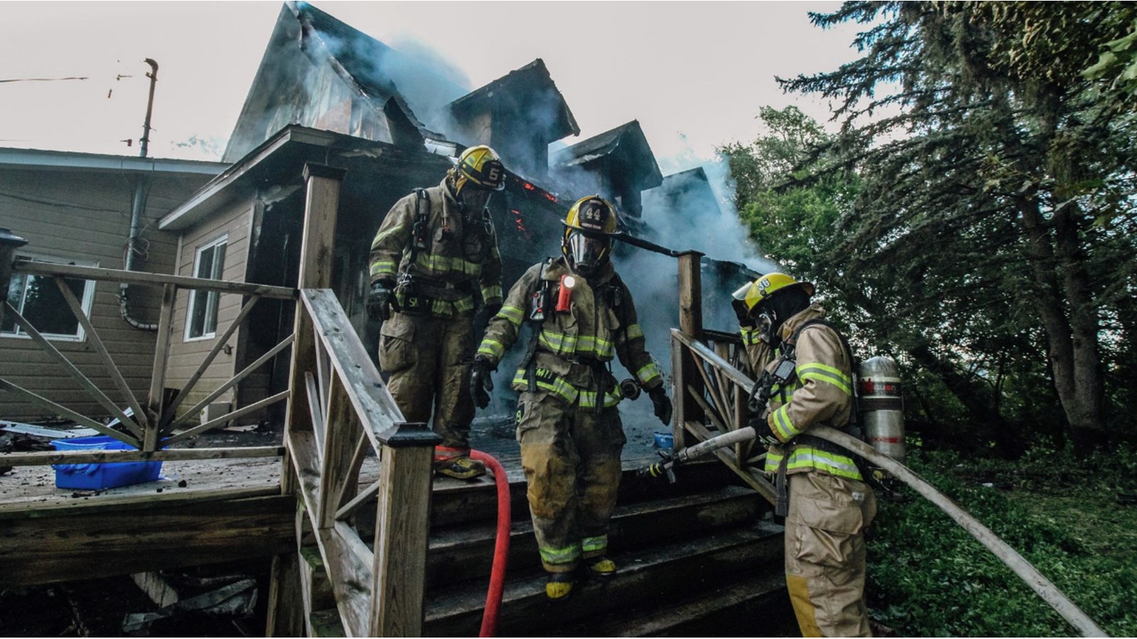 Les flammes reprennent dans la maison de la rue Murphy à Vaudreuil-Dorion