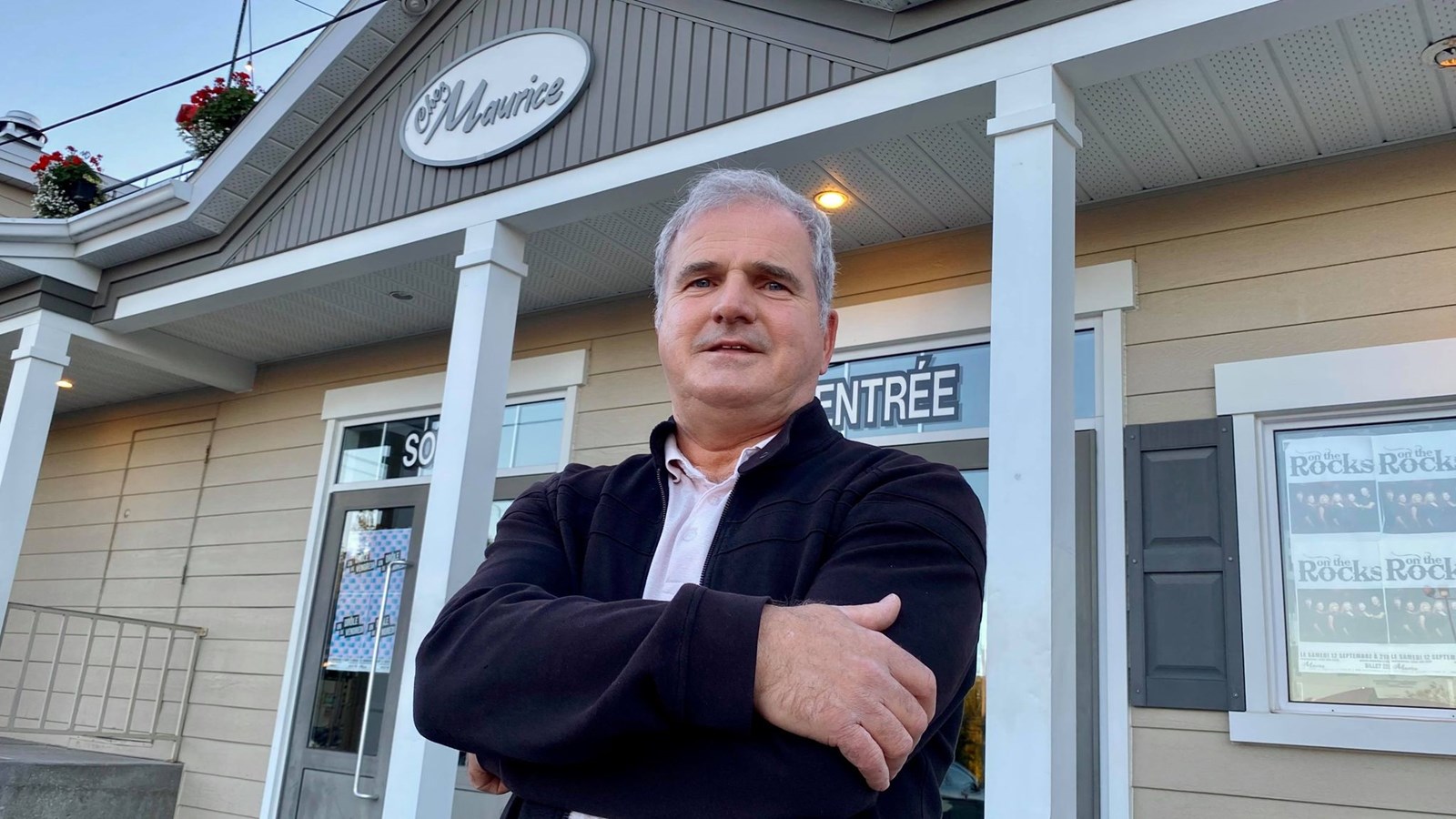 Jean-Maurice Chartrand co-propriétaire du resto bar Chez Maurice de Saint-Lazare