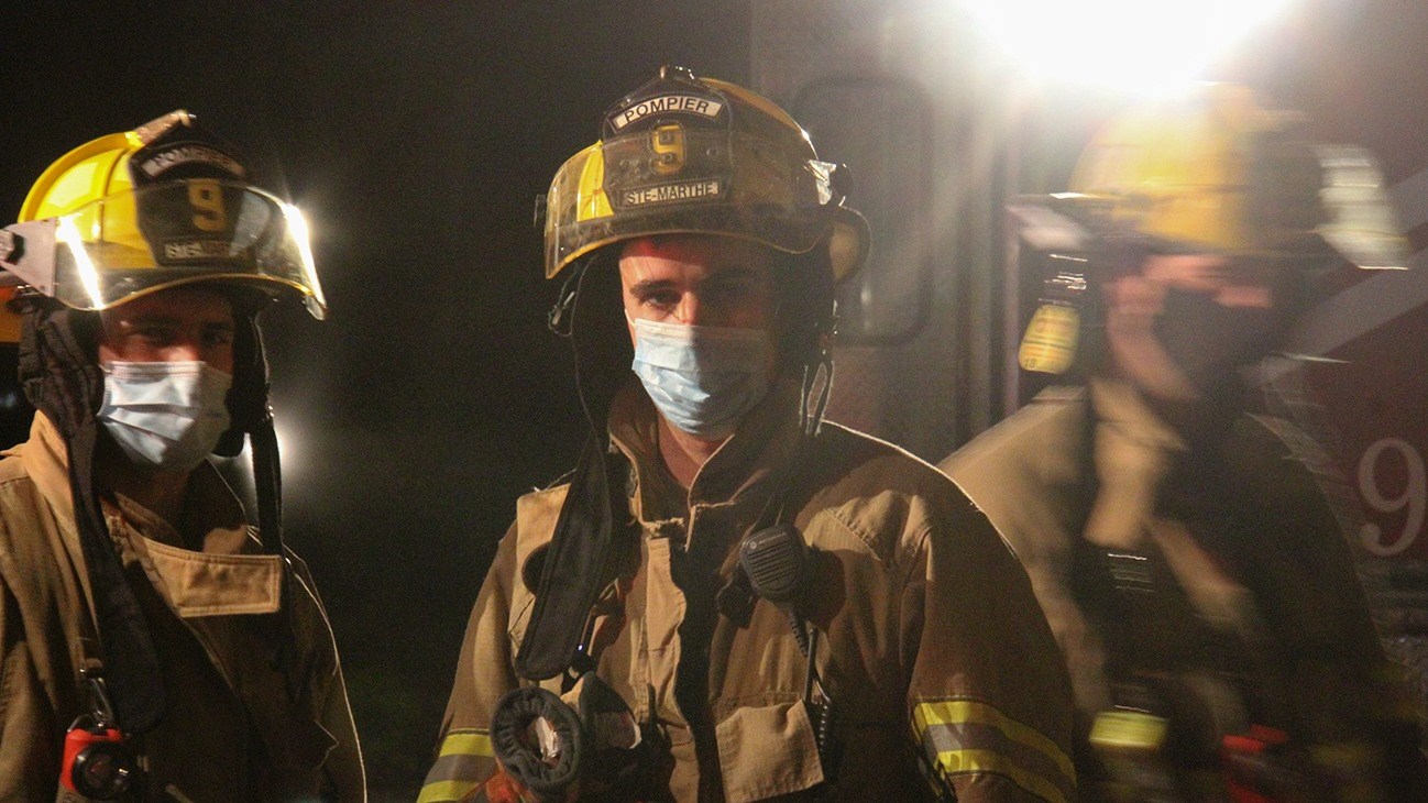 Une pratique importante pour les pompiers de Sainte-Marthe