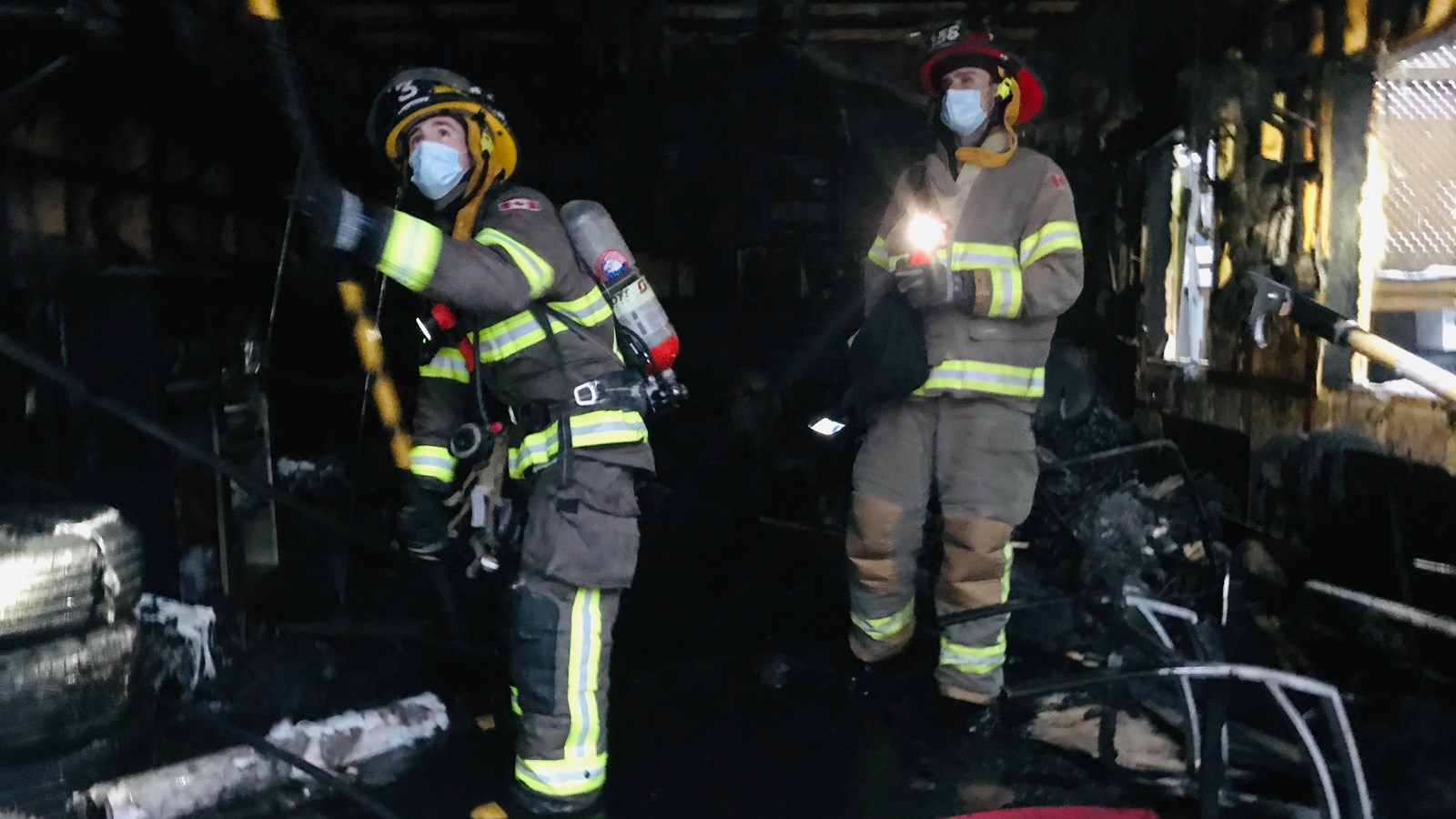 Incendie dans un garage résidentiel de Pincourt