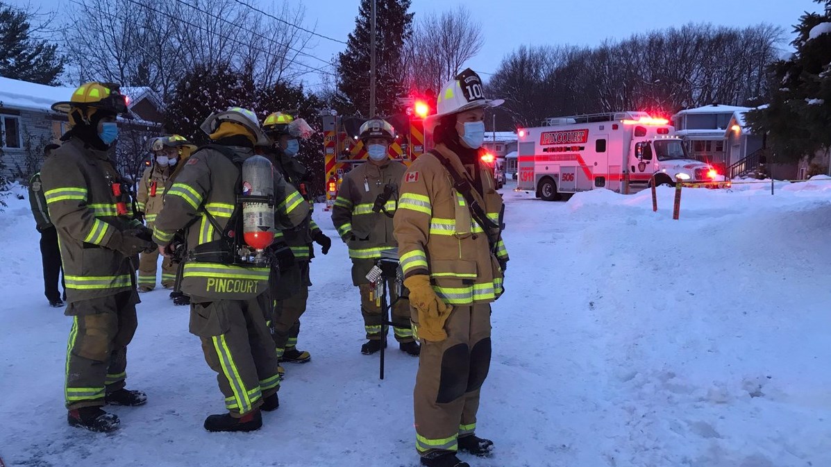 Incendie dans un garage résidentiel de Pincourt