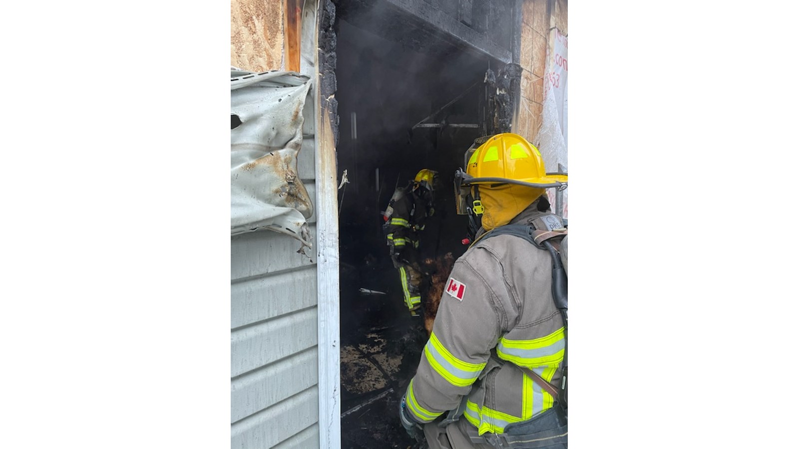 Incendie dans un garage résidentiel de Pincourt