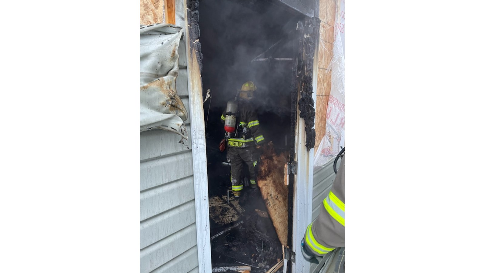 Incendie dans un garage résidentiel de Pincourt