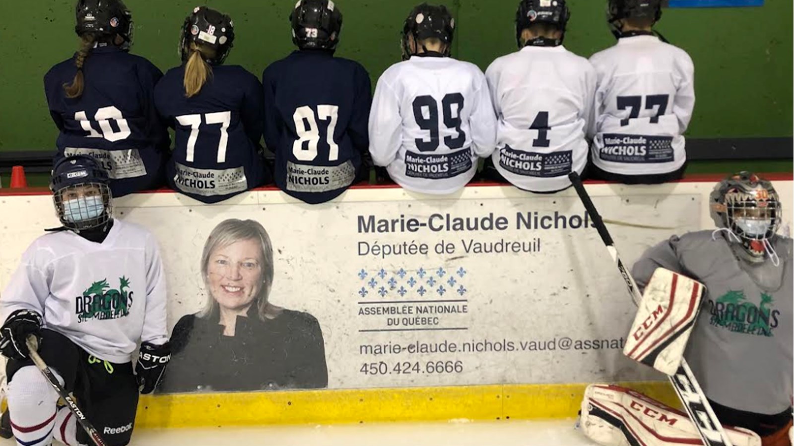Marie-Claude Nichols appuie l’école Sainte-Madeleine