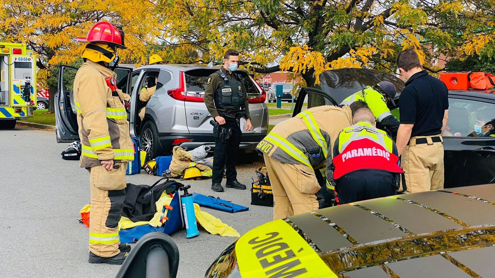Deux accidents en moins d'une heure à Vaudreuil-Dorion