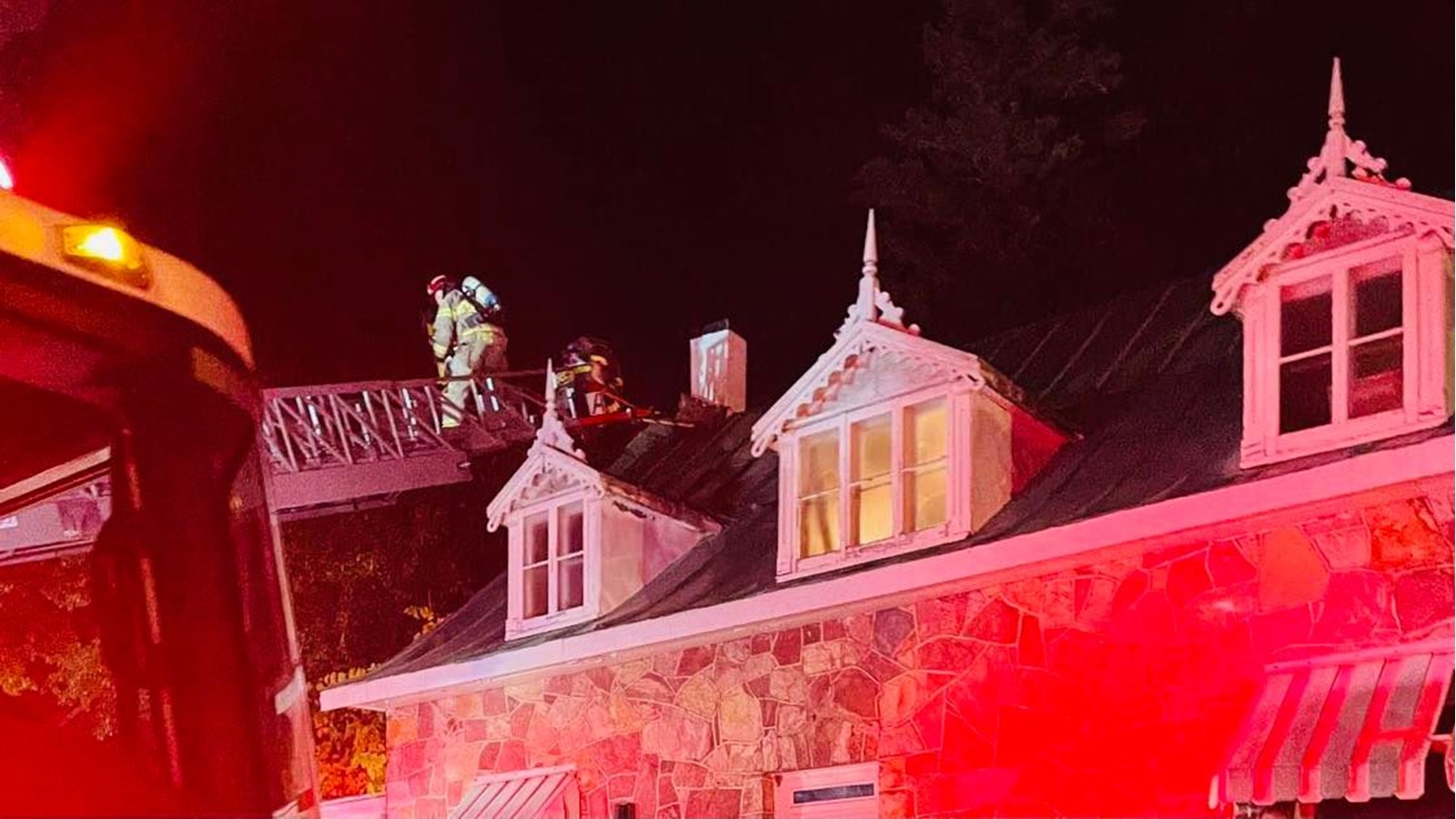 Feu de cheminée dans une résidence du boulevard Perrot hier soir