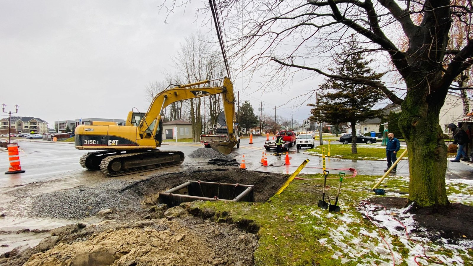 Un bris d’aqueduc affecte la conduite principale à Saint-Zotique