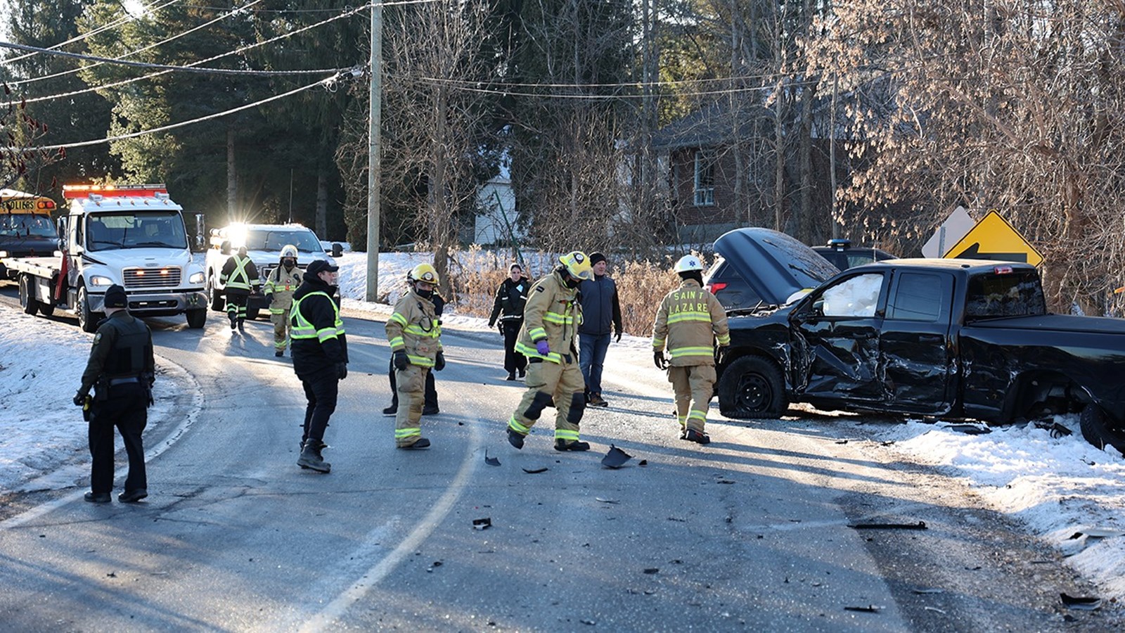 Deux blessés mineurs dans une collision à Saint-Lazare