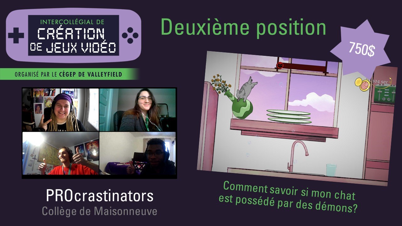 Une autre édition réussie pour l'Intercollégial de création de jeux vidéo