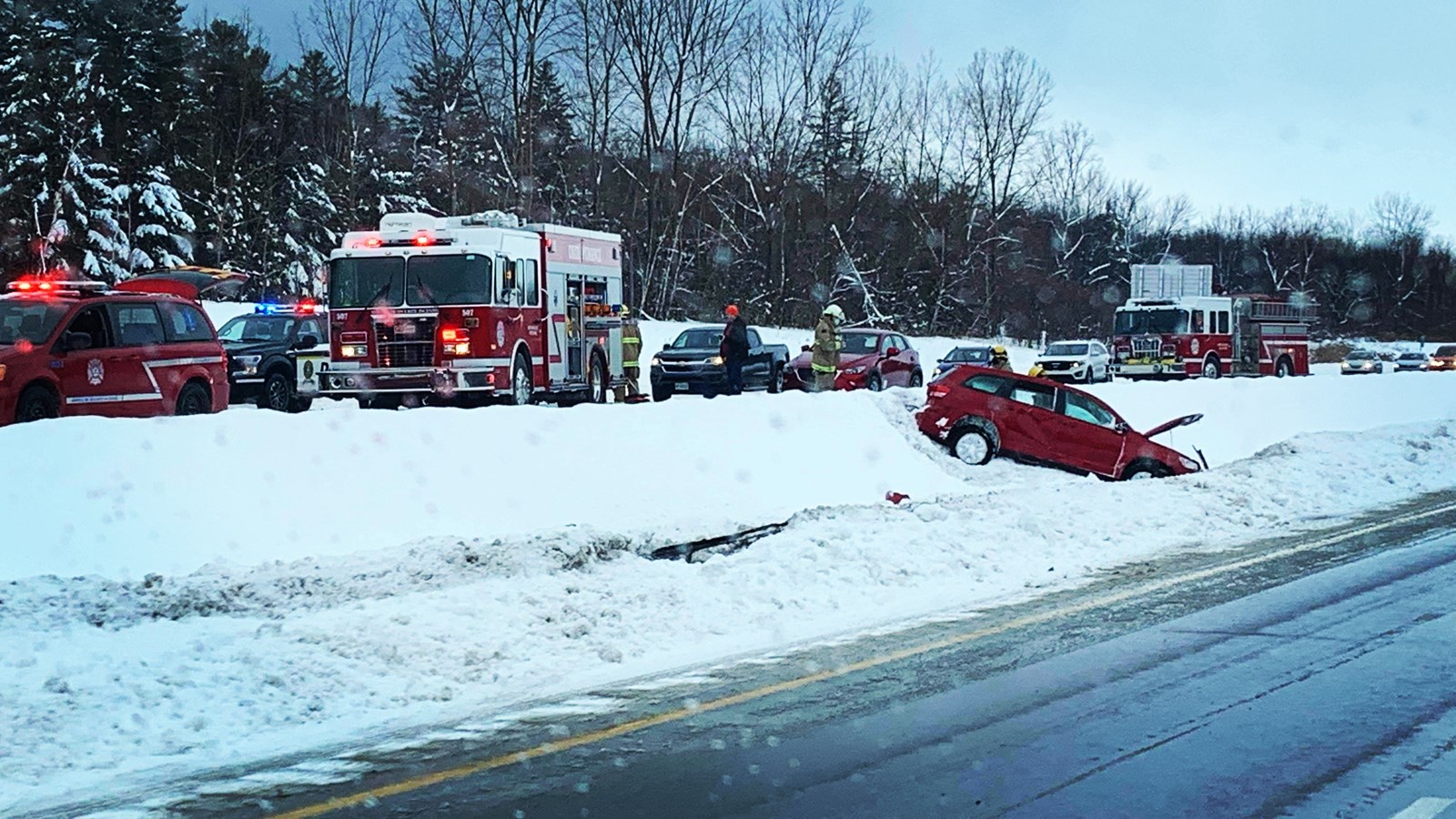 Série d'accidents sur le réseau autoroutier de Vaudreuil-Soulanges
