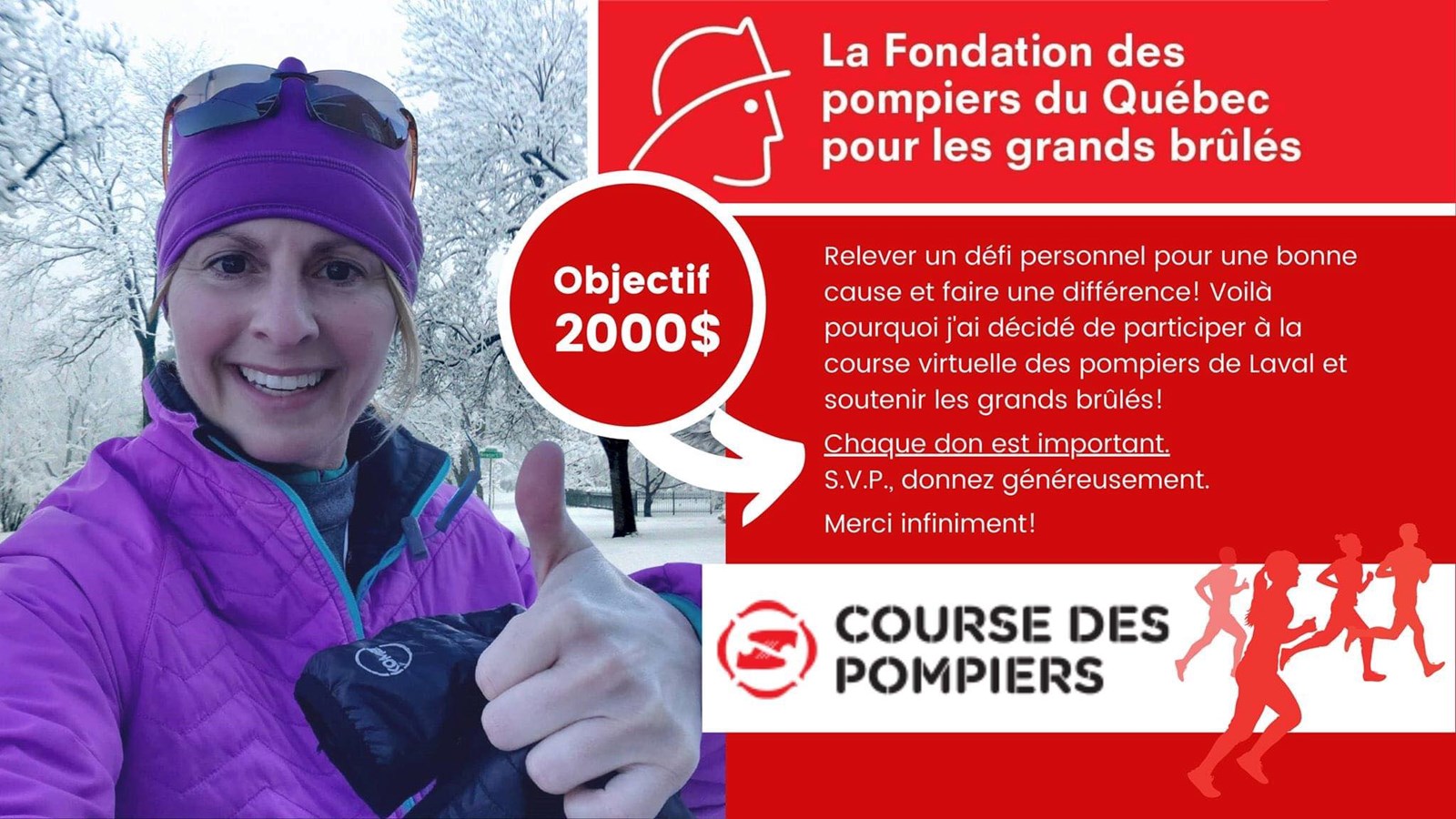 Courir pour la cause: le défi de Mélanie Bossé