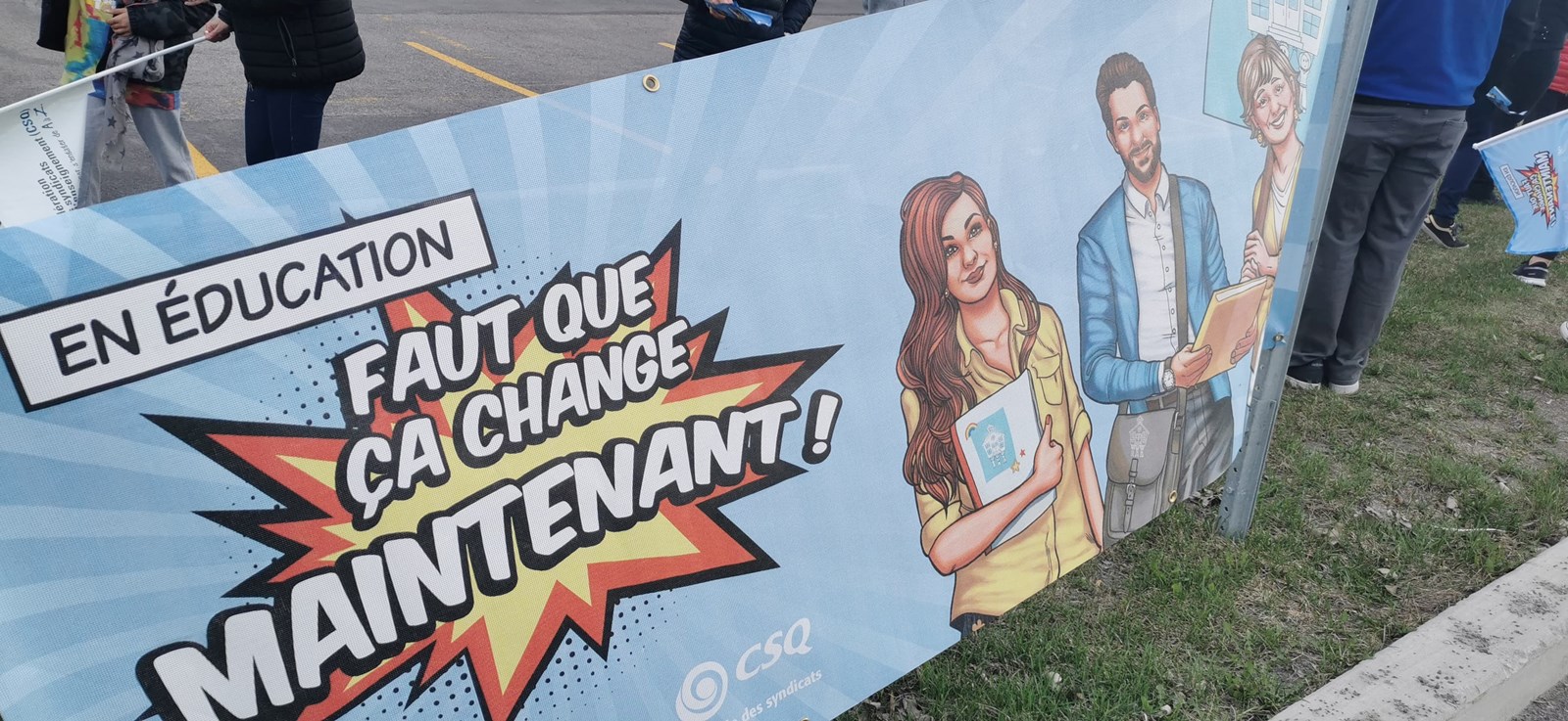 Matin de grève pour les quelque 1200 enseignants du primaire