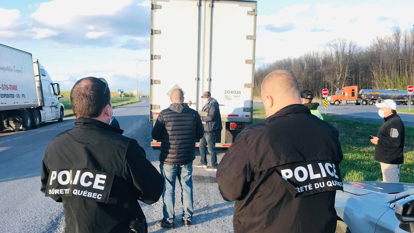  La SQ réalise un coup fumant sur l’autoroute 20 