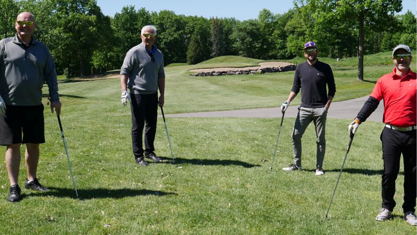 Le député de Beauharnois, Claude Reid, était parmi les golfeurs qui prenaient part au tournoi annuel pour soutenir le Noir et Or