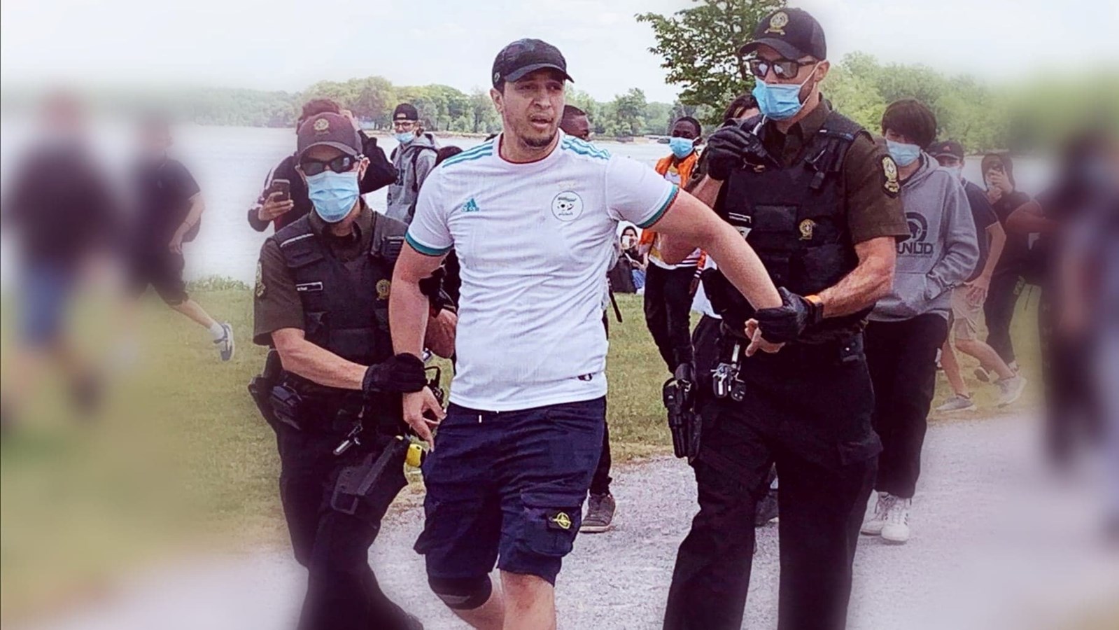 Luca Toni, arrêté par les policiers ce mercredi.