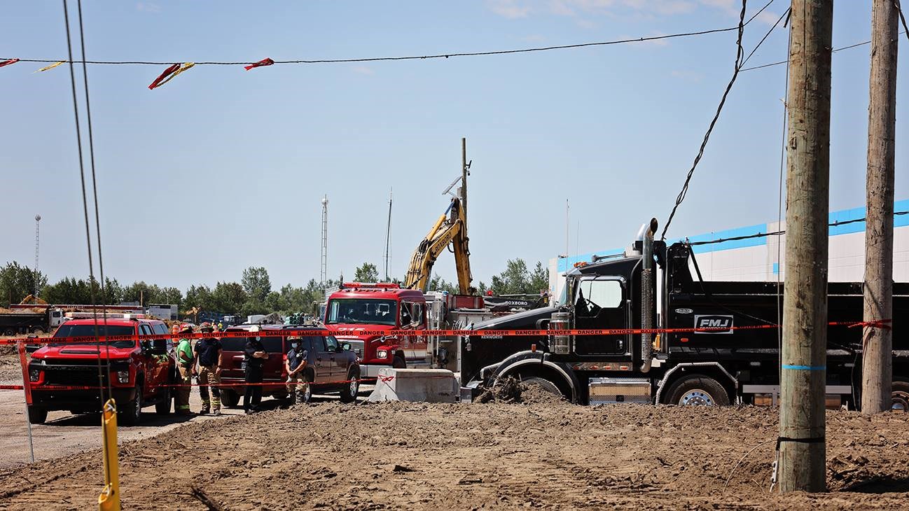 Un camionneur reste coincé dans sa cabine pendant plus de deux heures