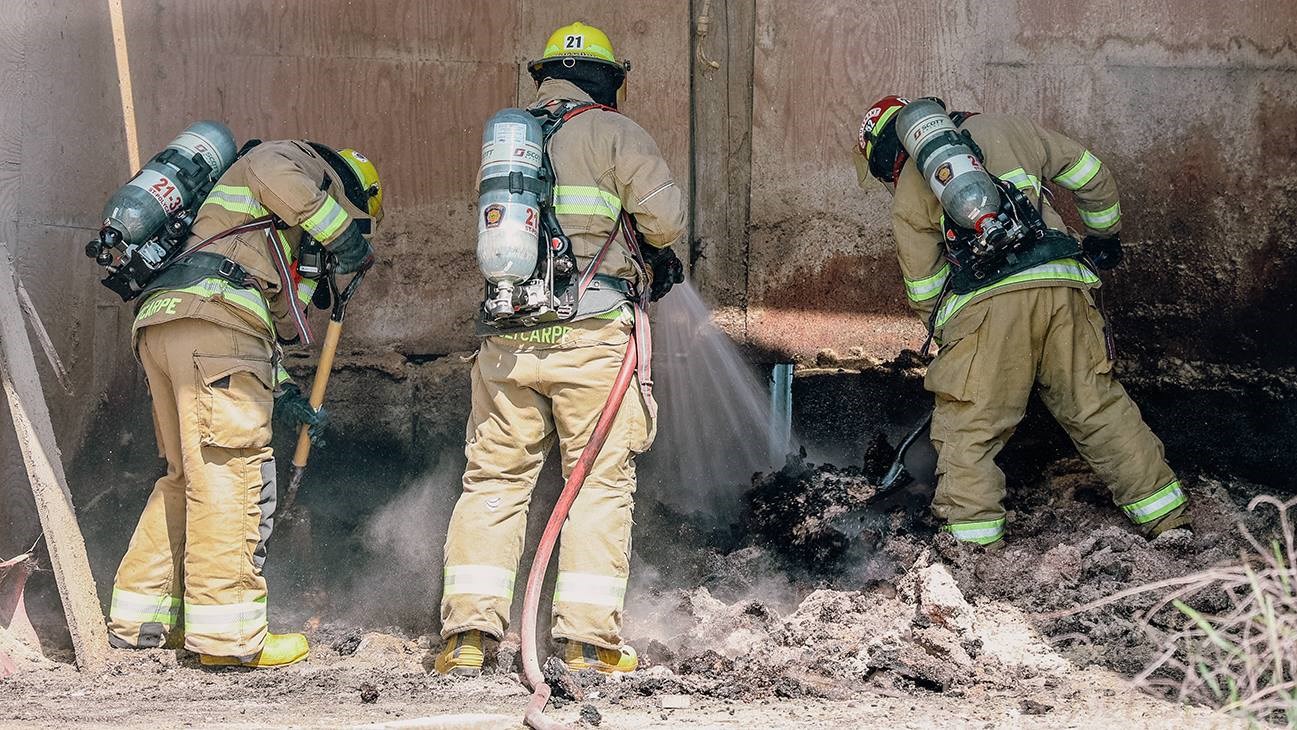 Intervention des pompiers de Saint-Polycarpe