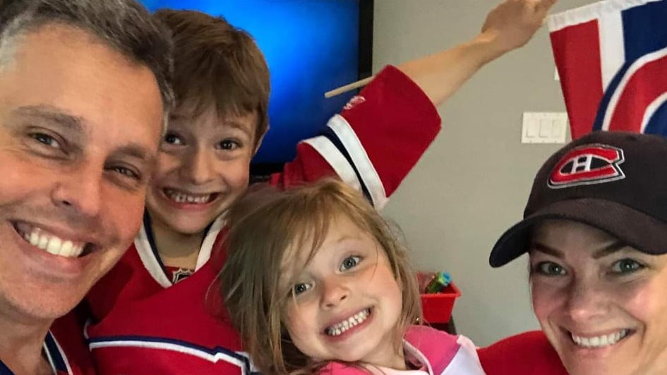 Peter Schiefke, député fédéral de Vaudreuil-Soulanges, et sa famille.