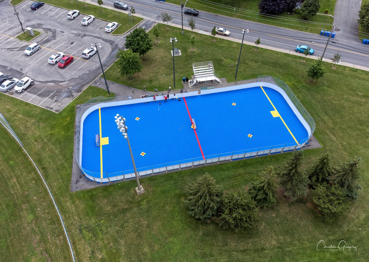 Un plateau de Dek Hockey qui fait des heureux dans Vaudreuil-Dorion