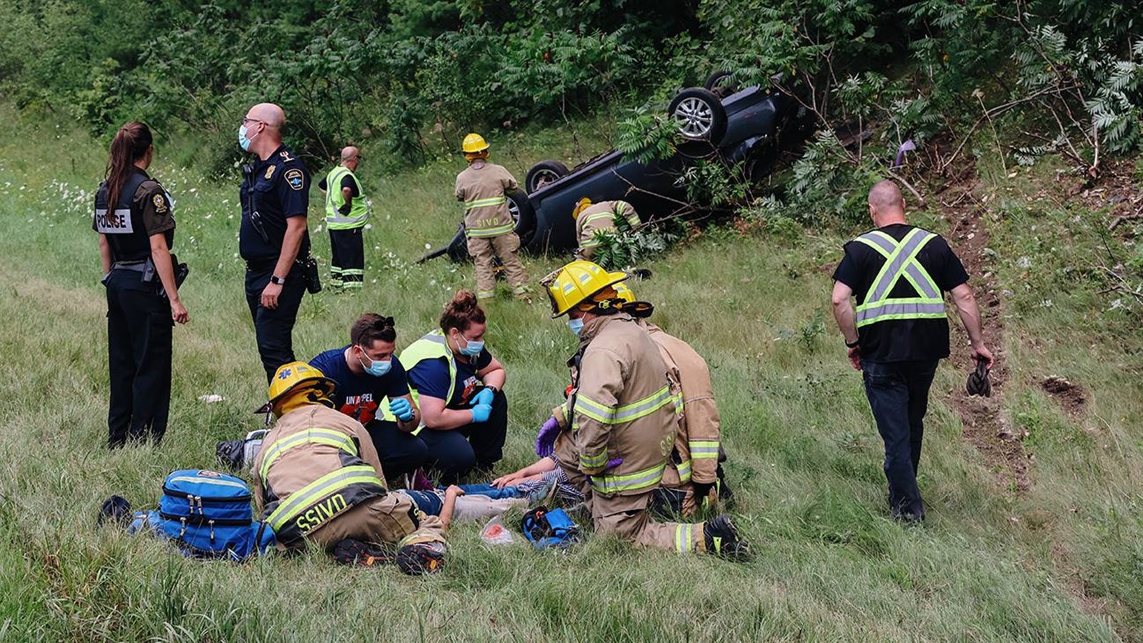 Blessures mineures pour un enfant de 7 ans impliqué dans un accident
