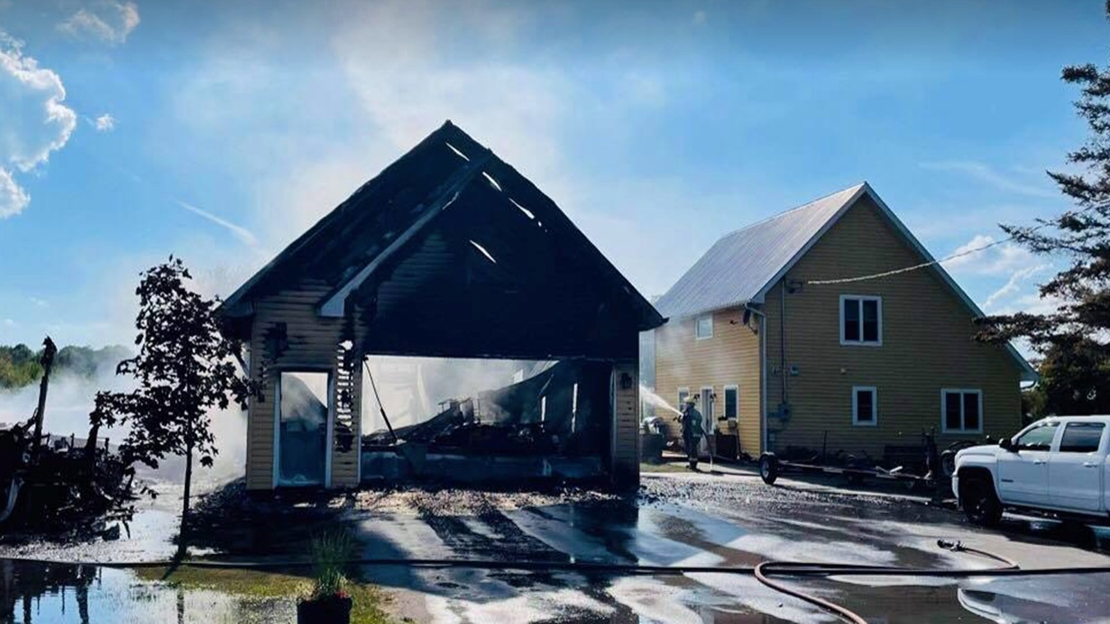 Les pompiers de Rivière-Beaudette dépêchés à South Glengarry