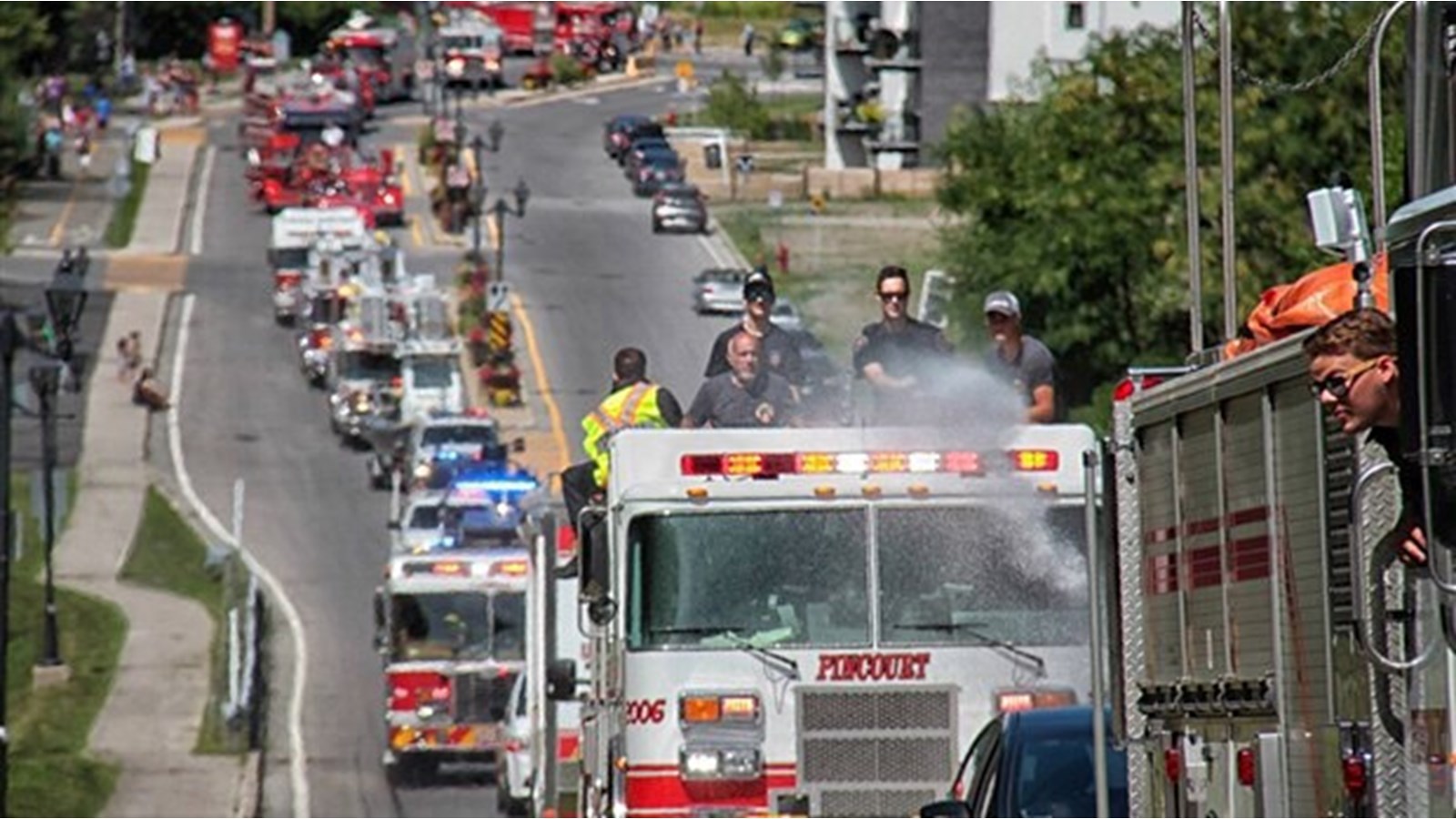 Parade des pompiers ce samedi à Pincourt