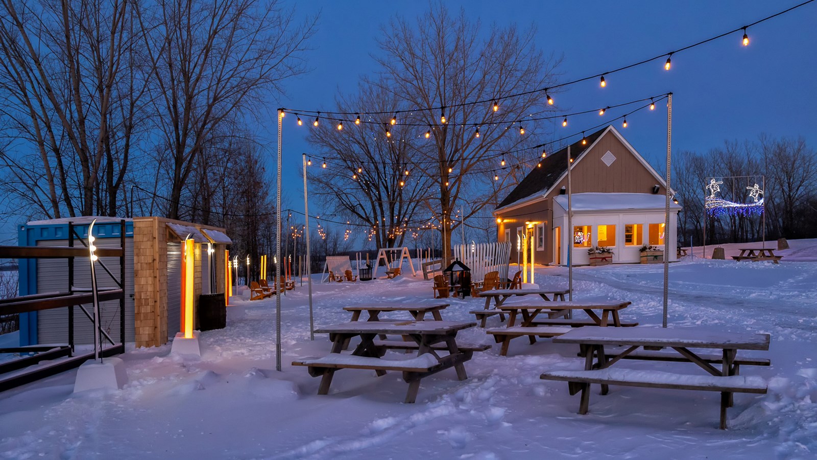 Nouvelle halte hivernale aménagée au parc de la Maison-Valois