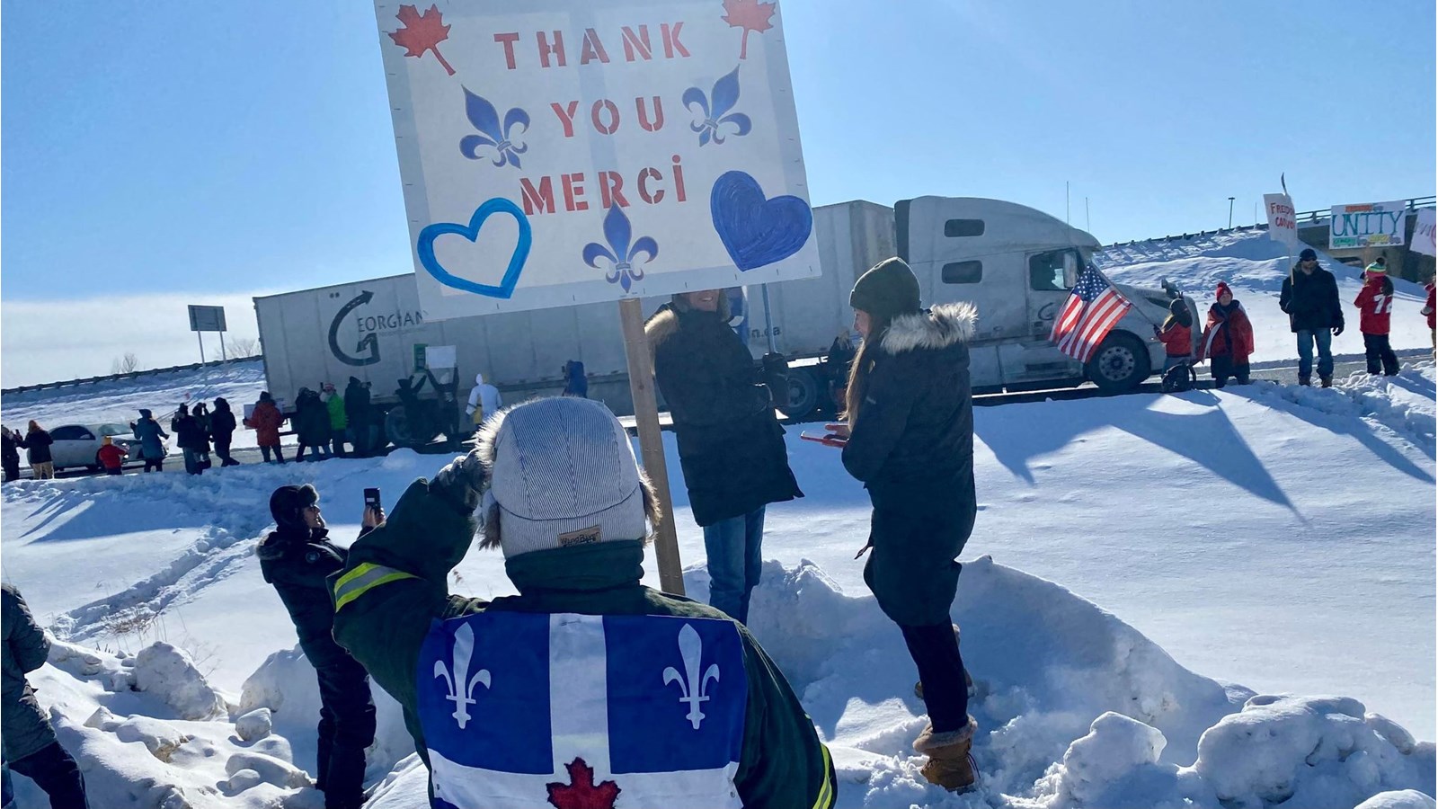Convoi pour la liberté: la sortie 17 à Rigaud est fermée
