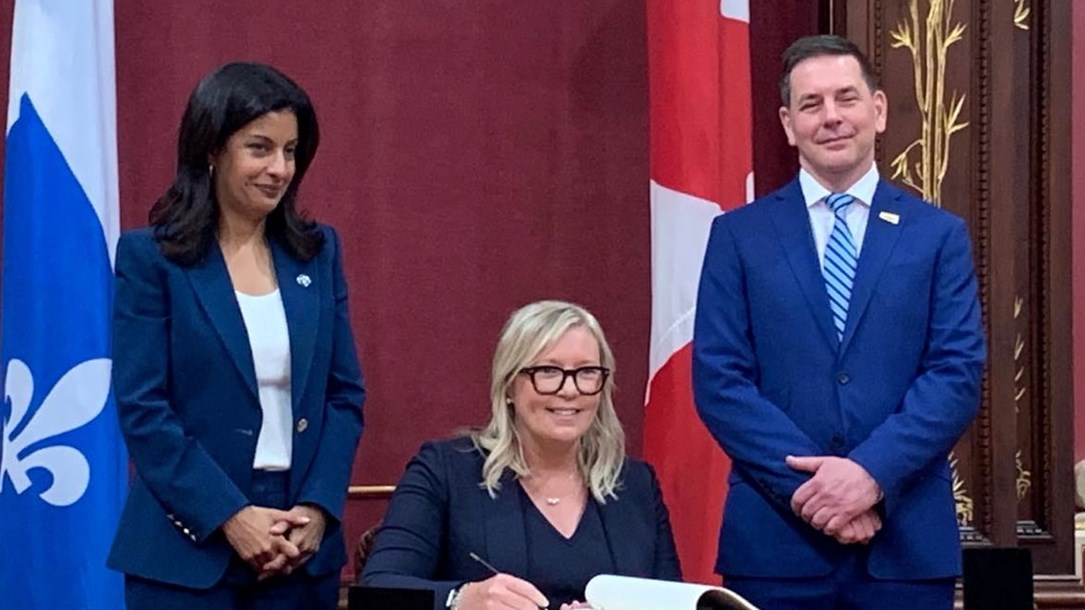 Marie-Claude Nichols est assermentée à l'Assemblée nationale