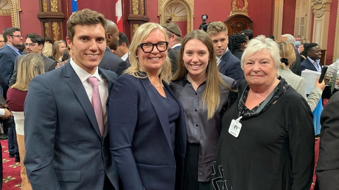 Marie-Claude Nichols est assermentée à l'Assemblée nationale