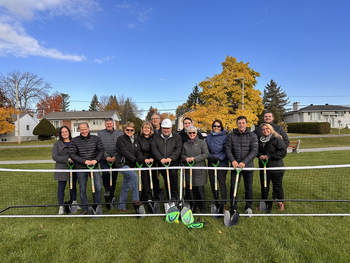 Deux terrains de pickleball sont en construction à Pincourt